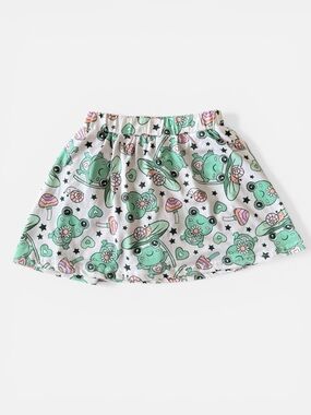 Pete + Lucy Lucy Groovy Frog Print Skort 4T